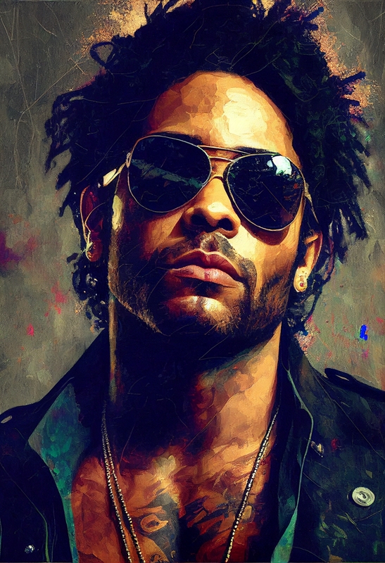 Lenny Kravitz posters & prints by Jonas Winge - Printler